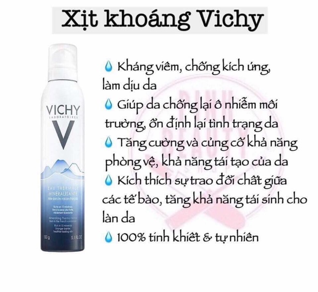 Xịt khoáng vichy