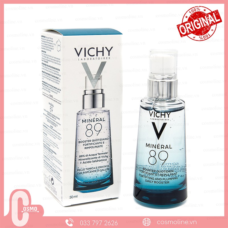 Tinh Chất Khoáng Cô Đặc VICHY 30ml [CHÍNH HÃNG] (VICHY Mineral 89 30ml)