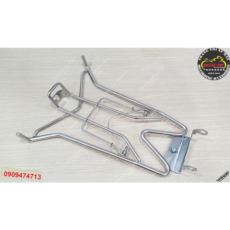 BAGA GIỮA EX 155 CAO CẤP CÓ MẠ TITAN, đen tĩnh điện và inox hàng 10ly cao cấp