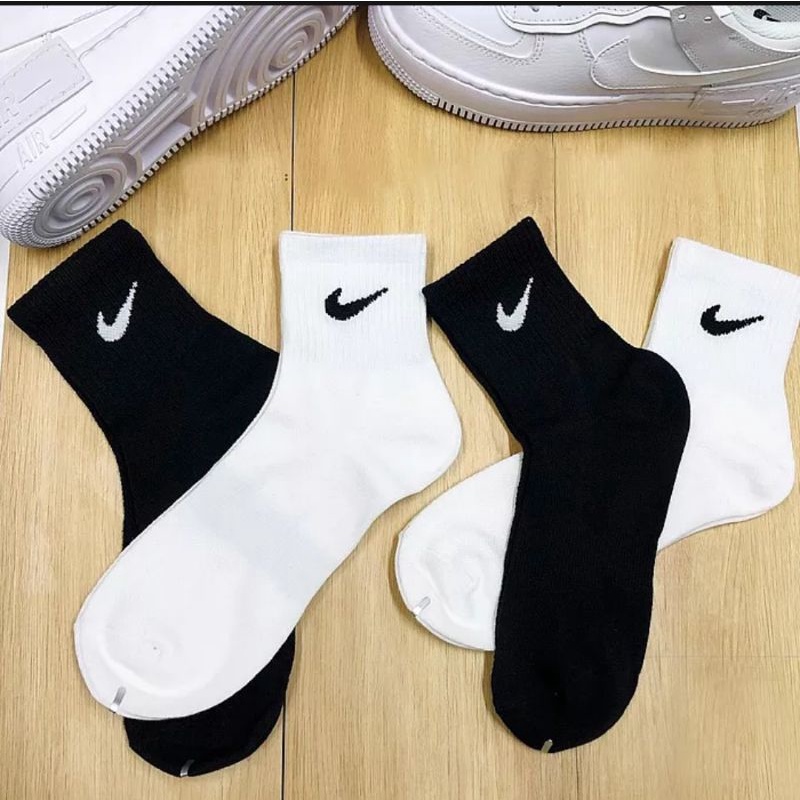 Tất Nike cao cổ ,Vớ Nam ,Nữ cổ cao ngắn unisex chất liệu cotton mềm mại thoáng khí