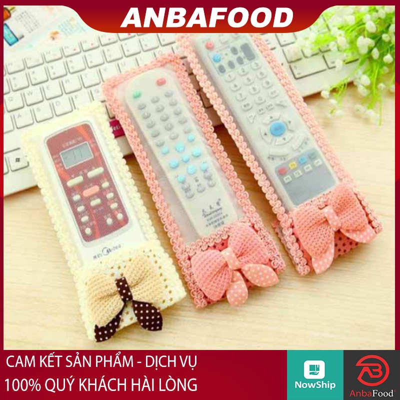 Vỏ Bọc Điều Khiển Remote Tivi, bọc điều hoà cute chống bụi ( 22.5 x 7.5 cm )