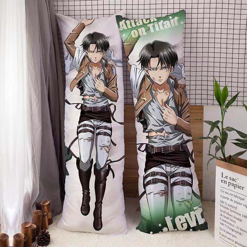 Vỏ Gối In Hình Anime Attack On Titan Kích Thước 60x180cm