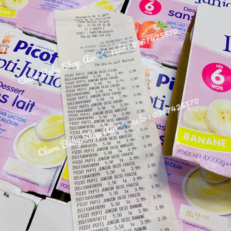 ( ✈️ đủ bill date 11/23) Váng gạo Picot cho bé dị ứng sữa 6 tháng (Air Pháp) lốc 400g