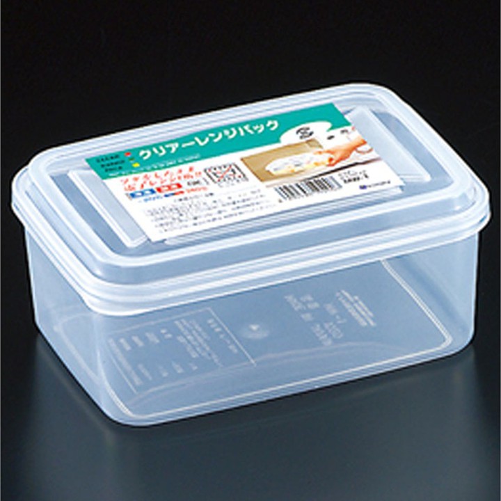 Hộp đựng thực phẩm Inomata Nhật Bản 1.1L chịu nhiệt lò vi sóng, tủ đông lạnh Nhựa PP, PE cao cấp an toàn sức khỏe