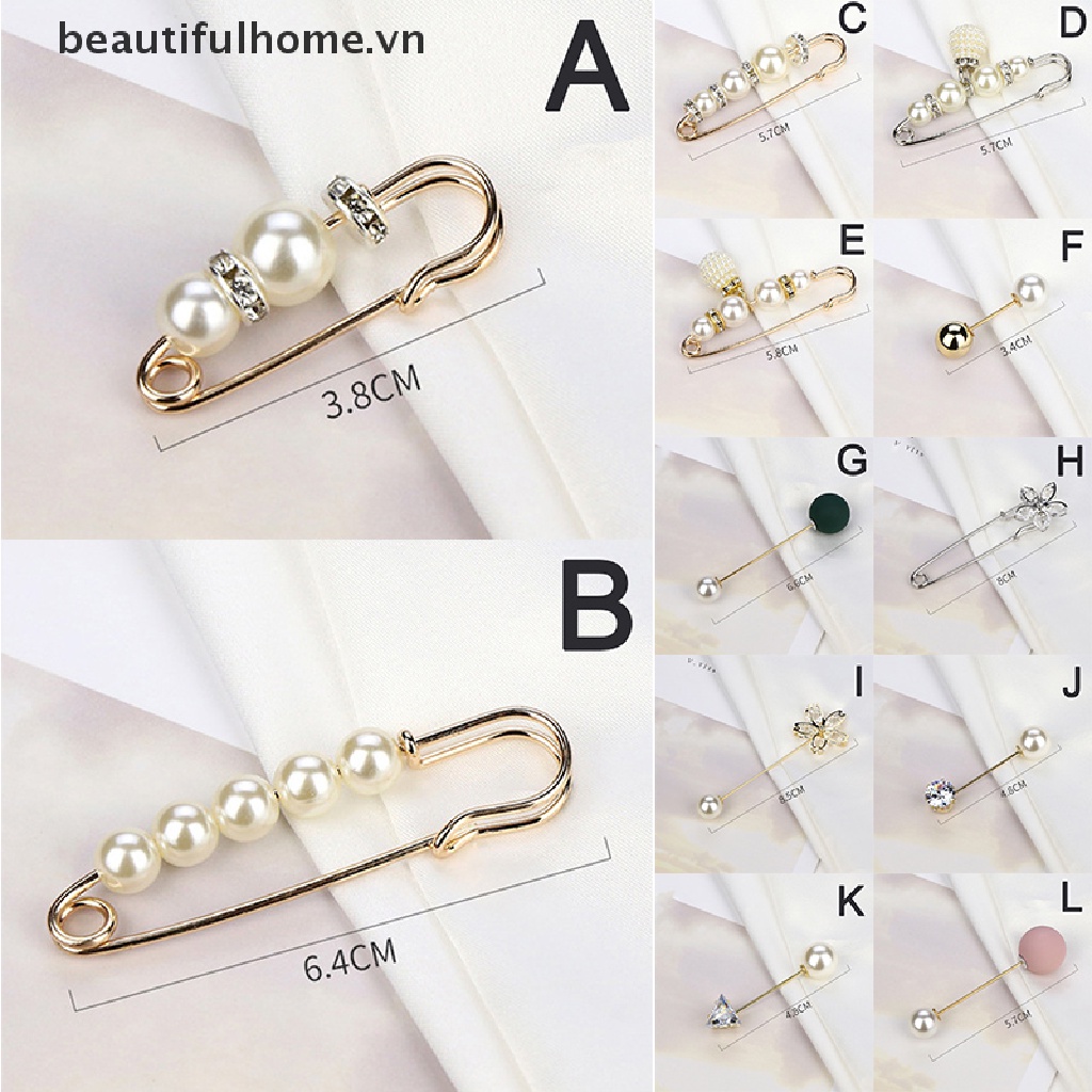 Trâm cài áo đính ngọc trai sang trọng