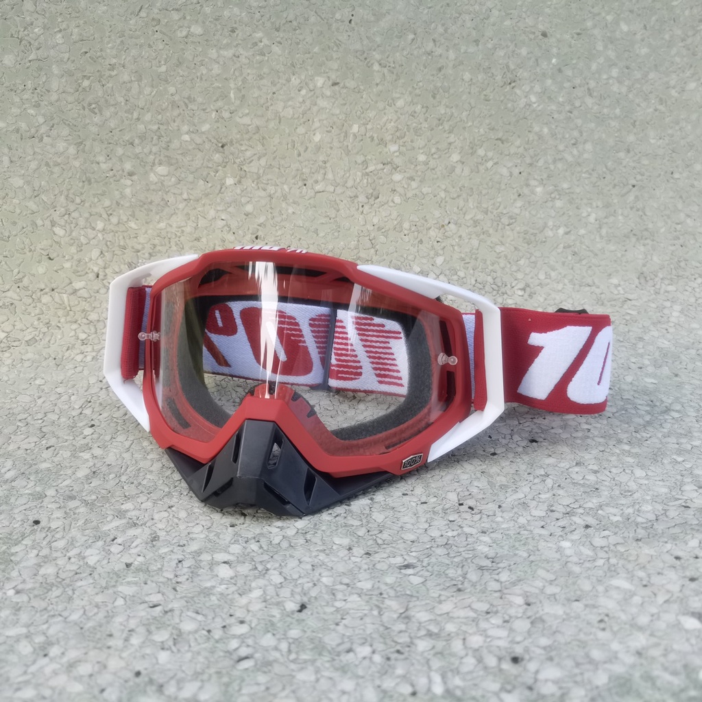 Kính Gắn Nón Bảo Hiểm 100% Cho Nam Nữ Đi Xe Mô Tô Địa Hình Atv