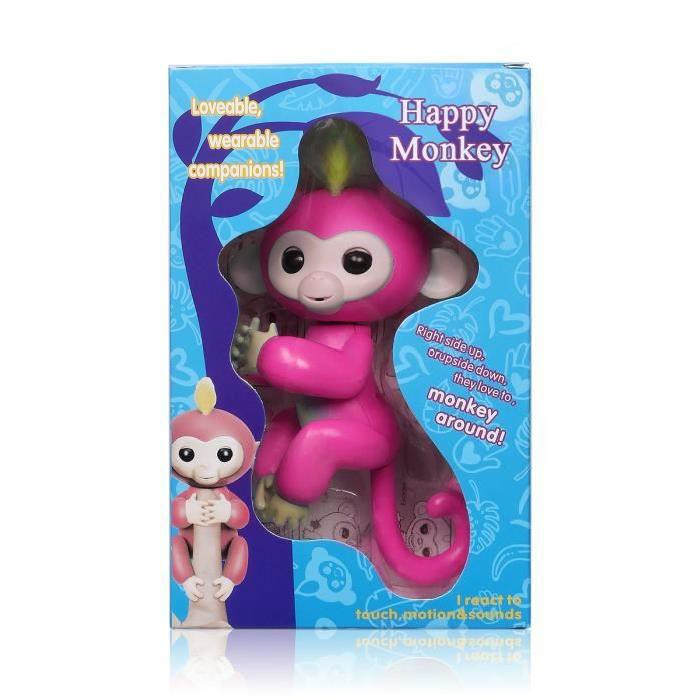 Happy Monkey- Khỉ con tương tác bám ngón tay