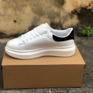 [Full Box + Freeship] Giày nữ trắng đế mc queen thời trang