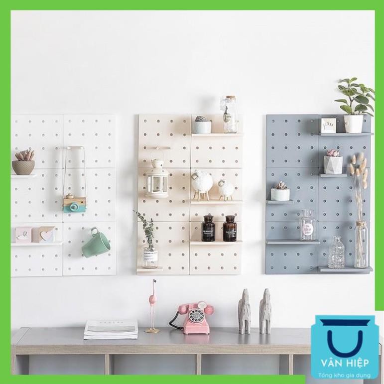 [xả hàng] Bảng Pegboard giá treo dụng cụ và trang trí tường bằng nhựa gọn gàng và thẩm mỹ