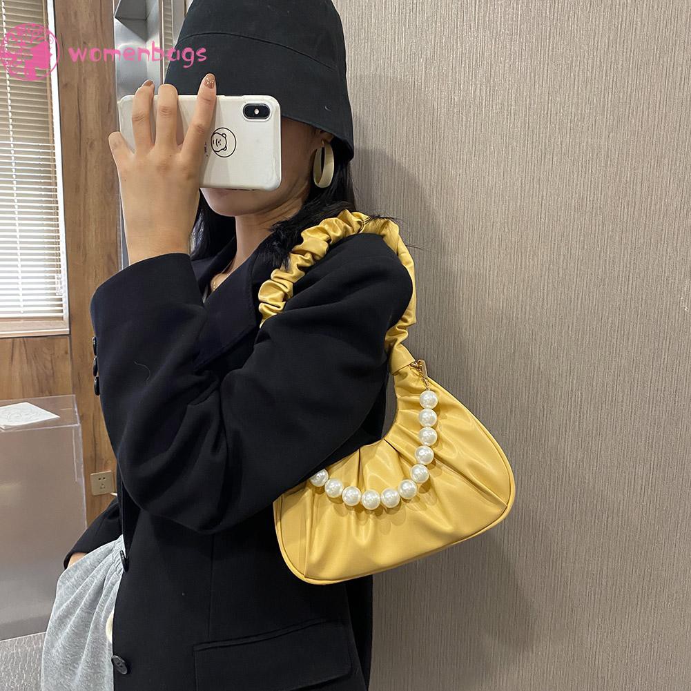 Túi đeo vai đính ngọc trai thời trang dành cho nữ | BigBuy360 - bigbuy360.vn