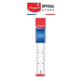Thước nhựa cao cấp Essentials Maped 20cm