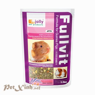 Thức ăn Jolly Fullvit cho bọ ú guinea pig bịch 2.5kg