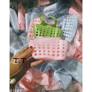 [ComBo] 100 Giỏ Để Giẻ Rửa Bát SiLiCon- GIAO MÀU NGẪU NHIÊN. [TTCA]