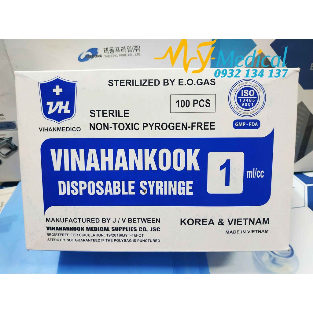 Bơm tiêm 1ml/cc 26G