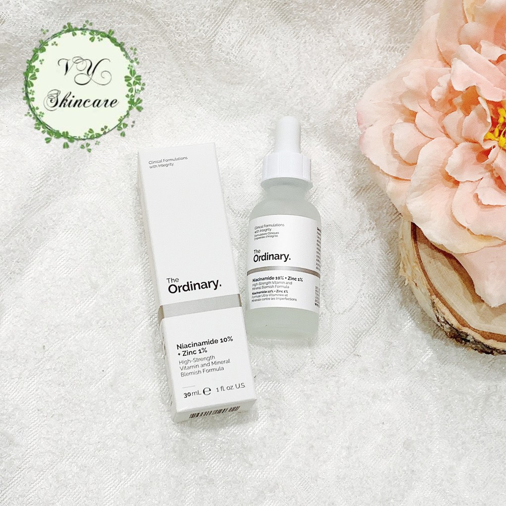 The Ordinary Niacinamide 10% + Zinc 1% - Serum Dành Cho Da Mụn