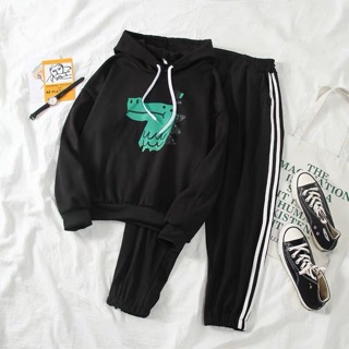 Set quần jogger + áo hoodie