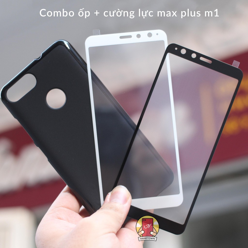 [COMBO SỐC] Ốp lưng Zenfone Max Plus M1 + kính cường lực full màn