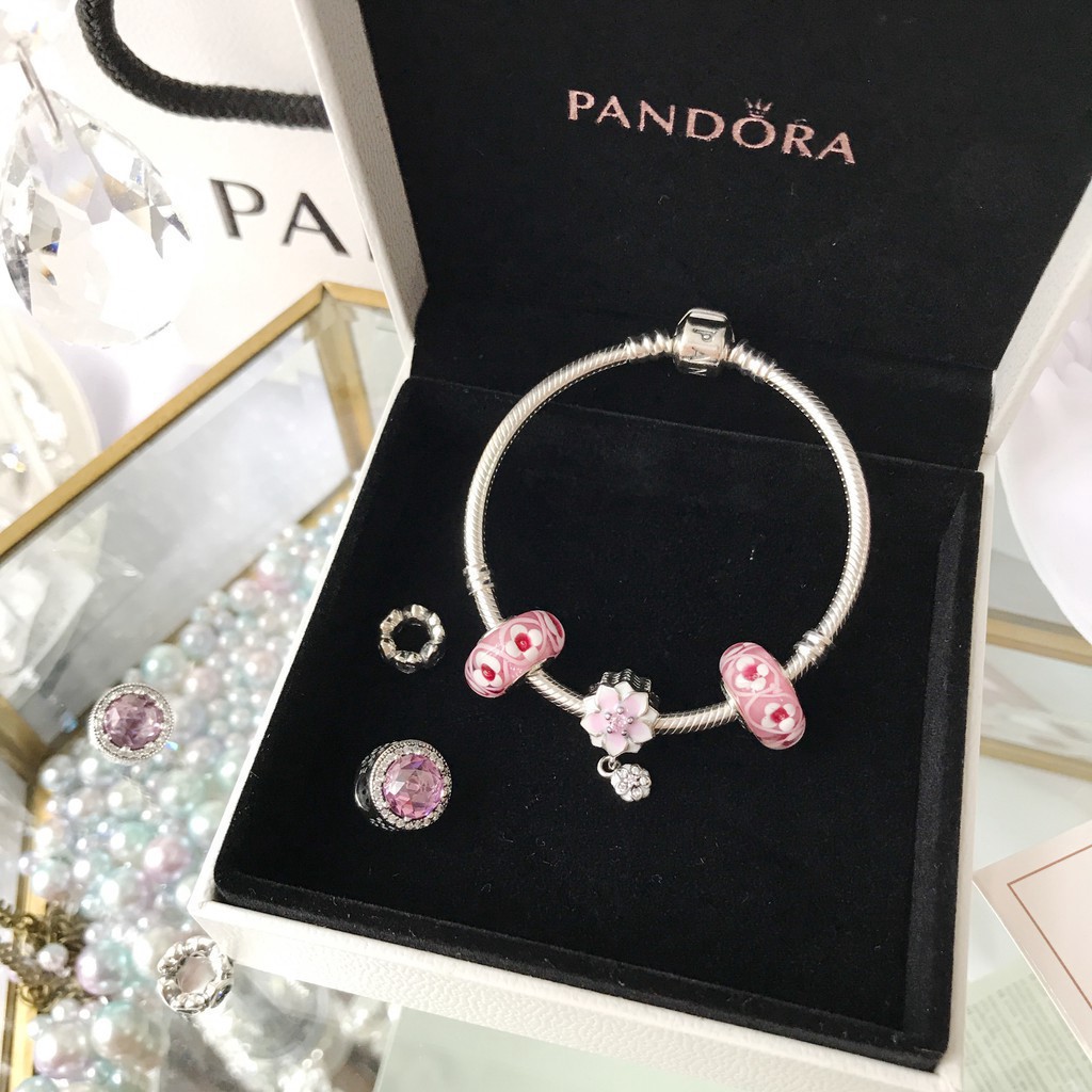 PANDORA Vòng Tay Mạ Bạc S925 Aa03564Sfsd Asrt666 Thời Trang