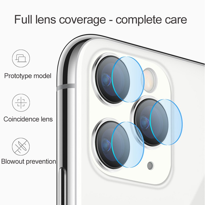 Kính bảo vệ camera cho iPhone SE 2020 11 Pro Max X XR XS MAX 7 8 6 6s plus