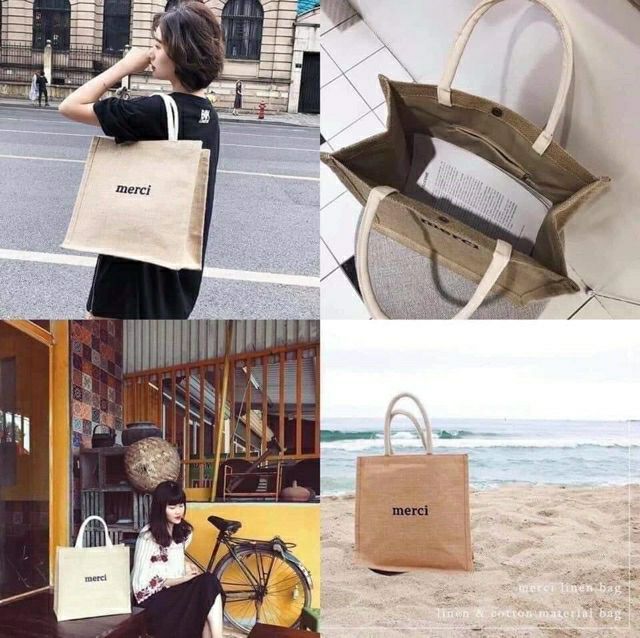 TÚI CÓI MERCI CÓ LỚP LÓT BÊN TRONG DÀY DẶN