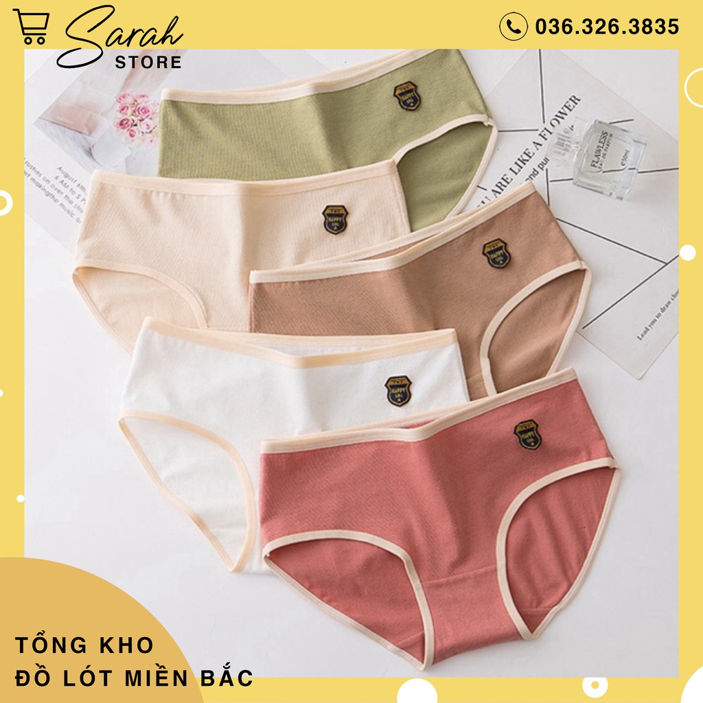 [Mã 12FASHIONSALE1 giảm 10K đơn 50K] Quần Lót Nữ Cotton Happy Girl Mịn Chất Lượng Cao Cấp Được Chọn Màu