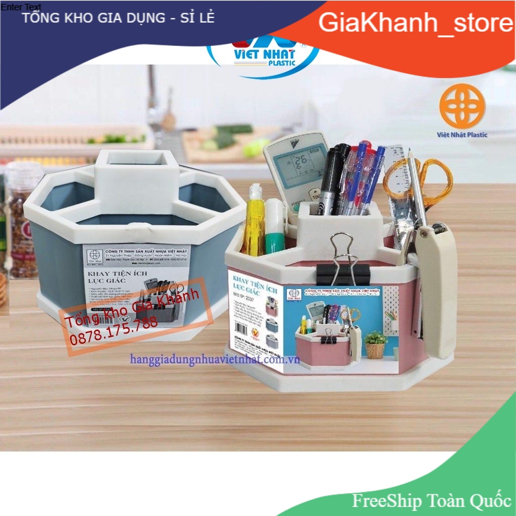 Khay Đựng Bút Để Bàn Tiện Dụng, Đựng Đồ Đa Năng Việt Nhật No1337