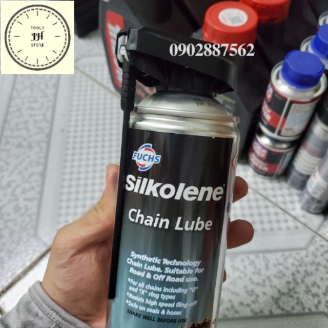 Chai xịt bảo dưỡng sên Fuchs Silkolene Chain Lube 500ml