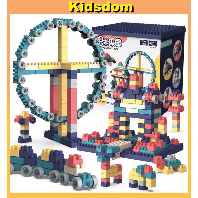 Bộ Đồ chơi xếp hình lego 520 chi tiết phát triển trí tuệ cho béij