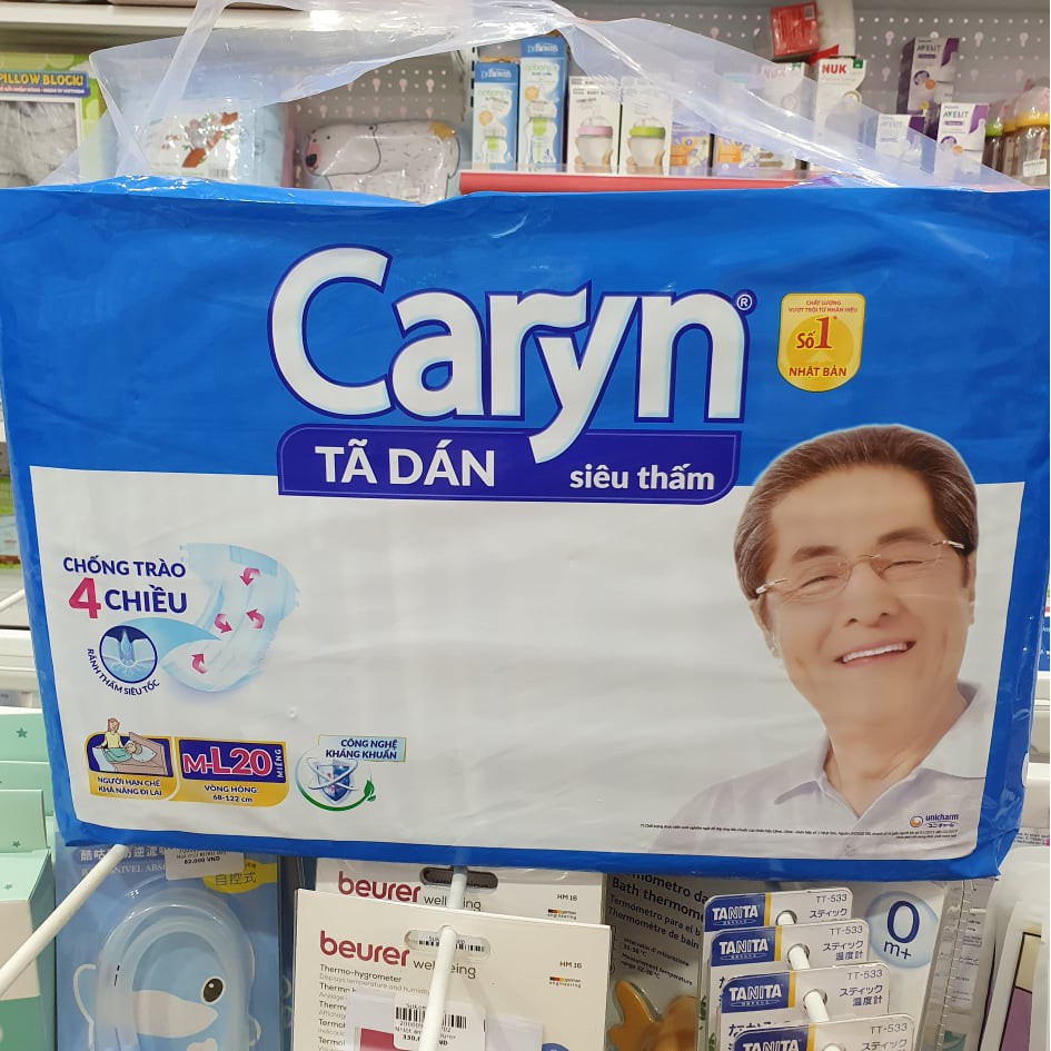 Tã/ Bỉm Dán Người Lớn Caryn Siêu Thấm Bán Lẻ 1 Miếng