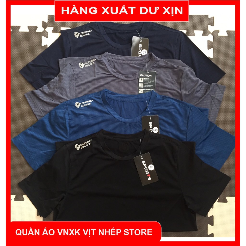 Áo Thun Siêu Nhẹ Nam Xuất Hàn Dư Chống Mốc Ngắn Tay | Áo Thun Thể Thao Unisex Nam Nữ