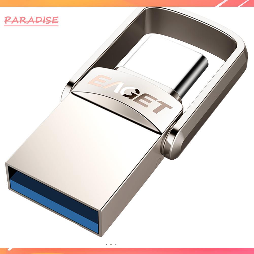 Paradise1 EAGET CU20 Metal USB 3.0 Flash Drive Memory Stick OTG Type C Mini Pen Drive | BigBuy360 - bigbuy360.vn