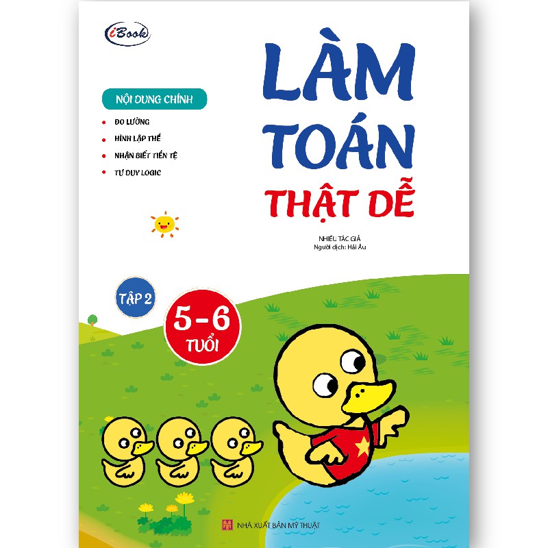 Sách thiếu nhi - LÀM TOÁN THẬT DỄ 5-6 tuổi - Tập 2