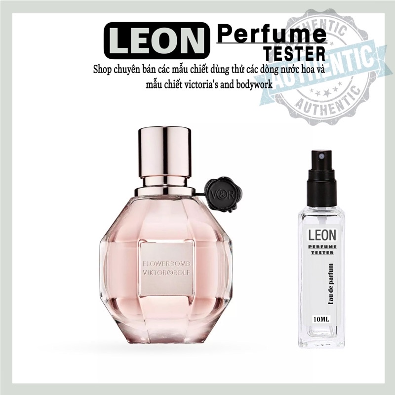 💎LEON💎 Mẫu thử nước hoa viktor&rolf flowerbomb 10ml dạng xịt