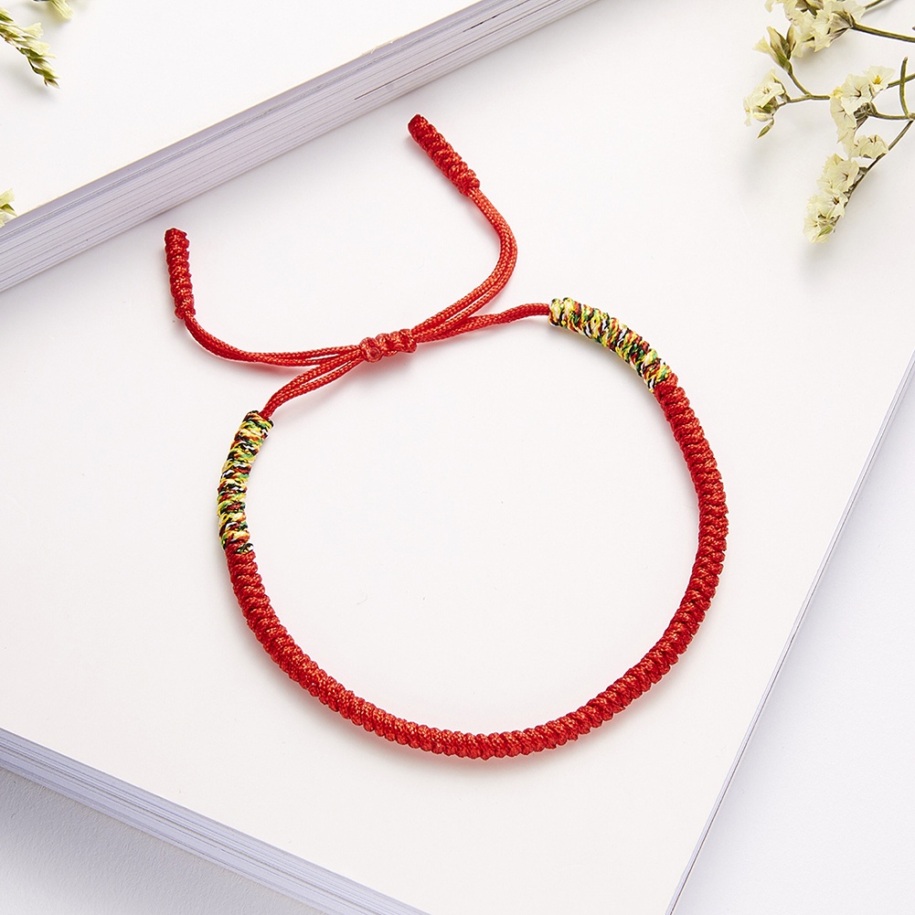 Vòng tay thời trang thắt nút có thể điều chỉnh cho nam nữ