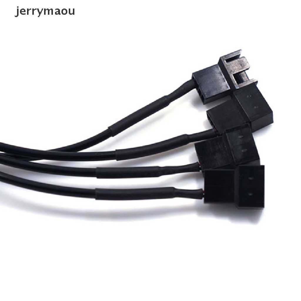 Dây Cáp Chuyển Đổi Nguồn Quạt Máy Tính 4 Chiều DC 5521 Sang 4Pin PWM 12V