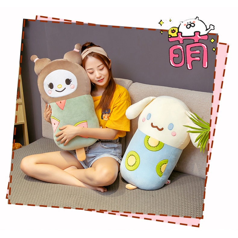 [Hàng mới về]Cún nhồi bông vàng 70cm siêu bông siêu cute