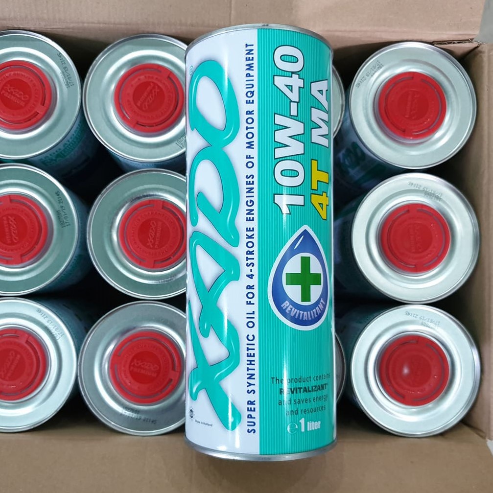 Nhớt Tổng Hợp XADO ATOMIC OIL 10W-40 4T SUPER SYNTHETIC