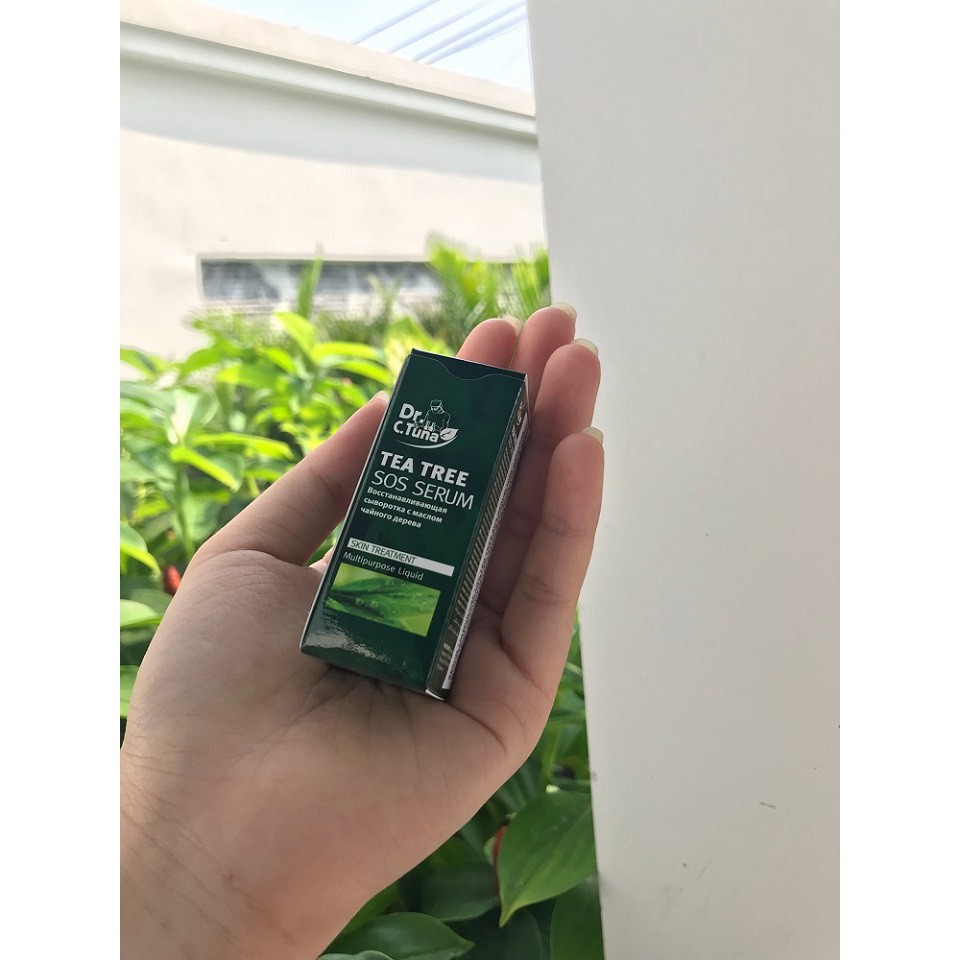 [Combo] 2 Serum hỗ trợ da mụn Cấp Tốc - Tea Tree SOS Farmasi 10ml/chai | BigBuy360 - bigbuy360.vn