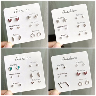 6 Đôi Bông Tai Đính Ngọc Trai Dễ Thương