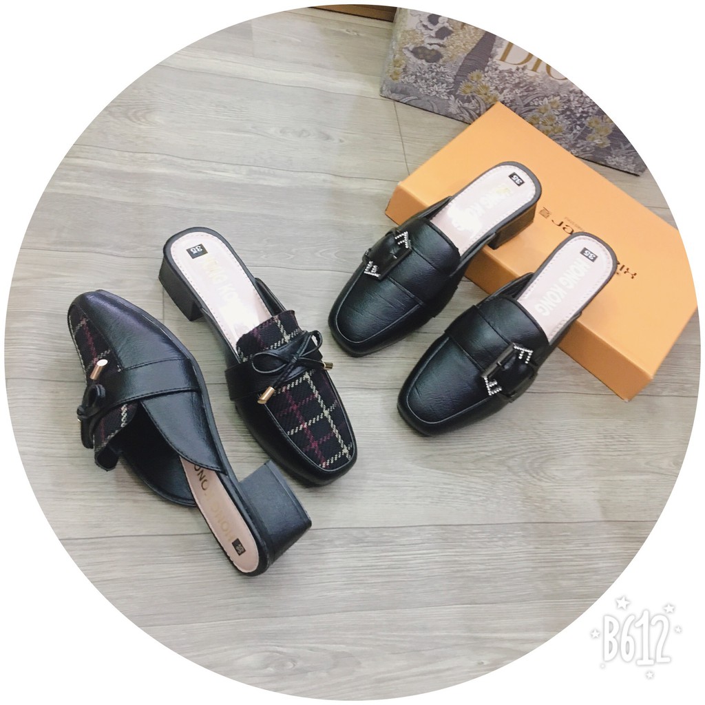 Giày sục phối khóa cực xinh ( ảnh thật )