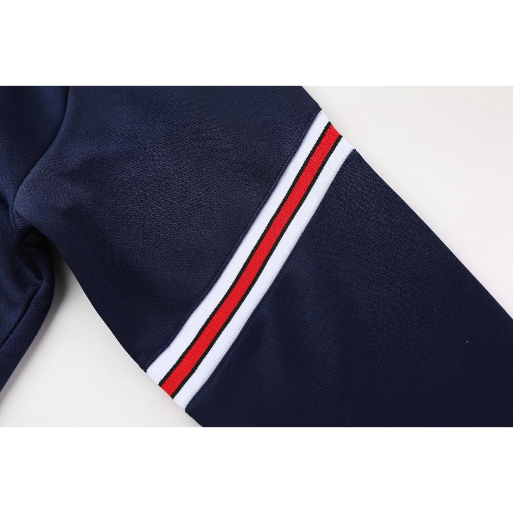 Áo Khoác Bóng Đá Tay Dài Màu Xanh Dương Paris Saint Germain PSG Messi Size A + + + Size 22-23 | Áo Khoác PSG Messi