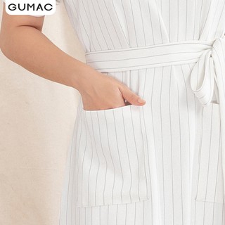 Đầm sọc tay dơi DA1015 GUMAC
