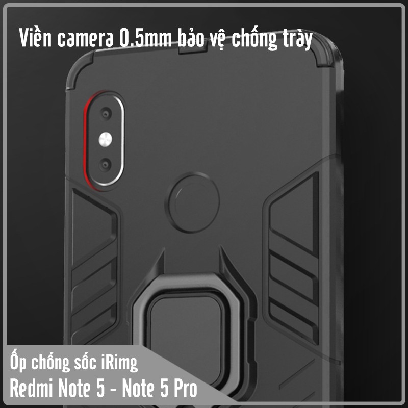 FREESHIP ĐƠN 99K_Ốp lưng dùng cho máy Xiaomi Note 5/ Note 5 Pro iRON - MAN IRING Nhựa PC cứng viền dẻo chống sốc