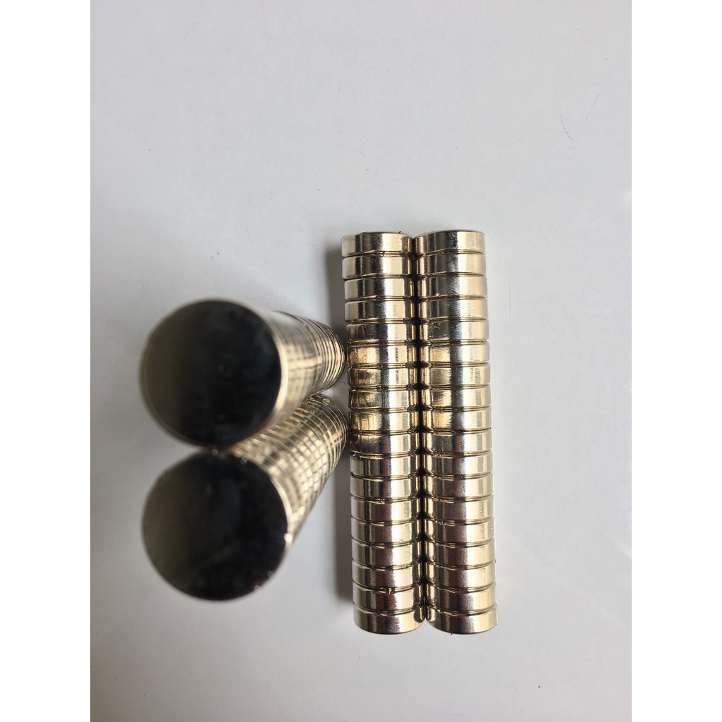 Bộ 10 Viên Nam Châm Trắng 20x5 Dùng Trong Động Cơ Đơn Giản