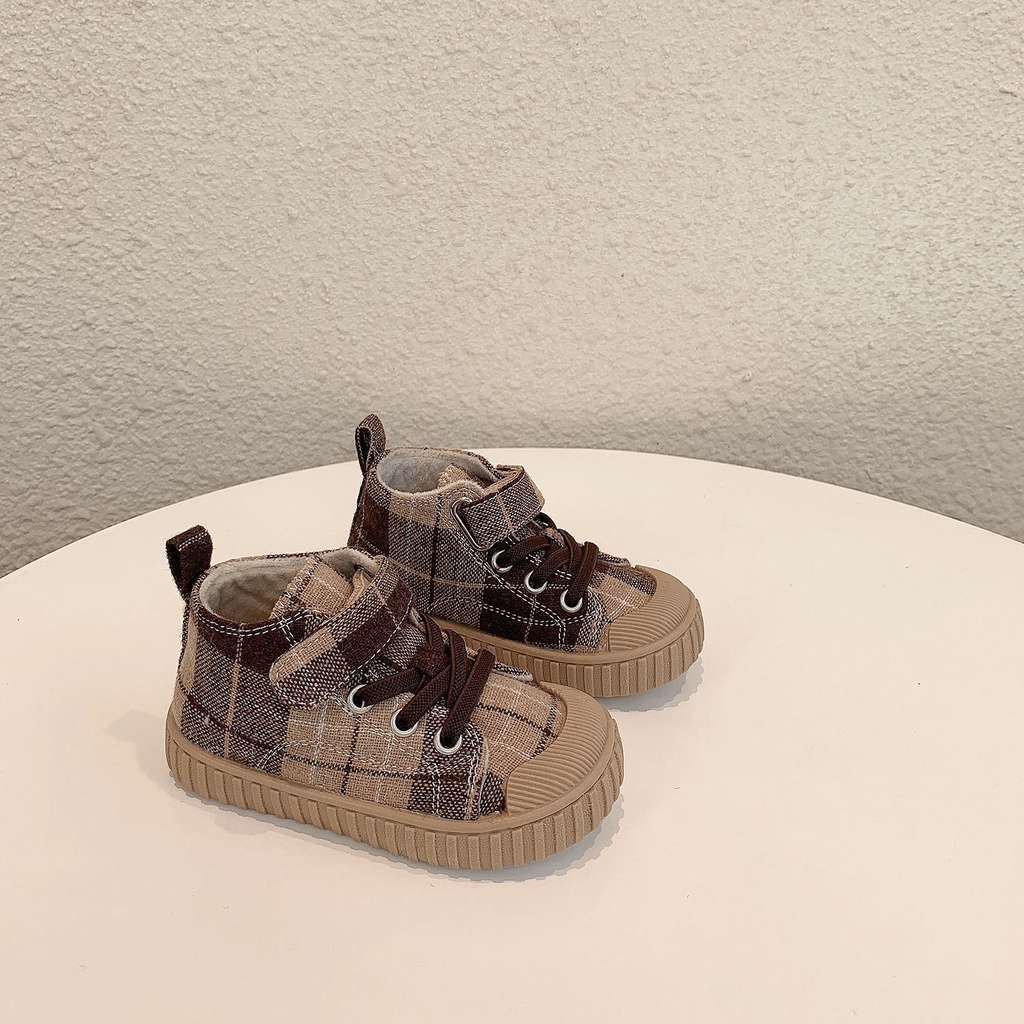 Giày Vải Canvas Đế Mềm Thoáng Khí Dễ Phối Đồ Thời Trang Mùa Xuân Cho Bé Gái