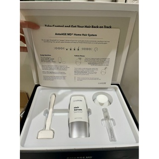 AnteAge Md home Hair system sự kết hợp của serum mọc tóc và cây massage