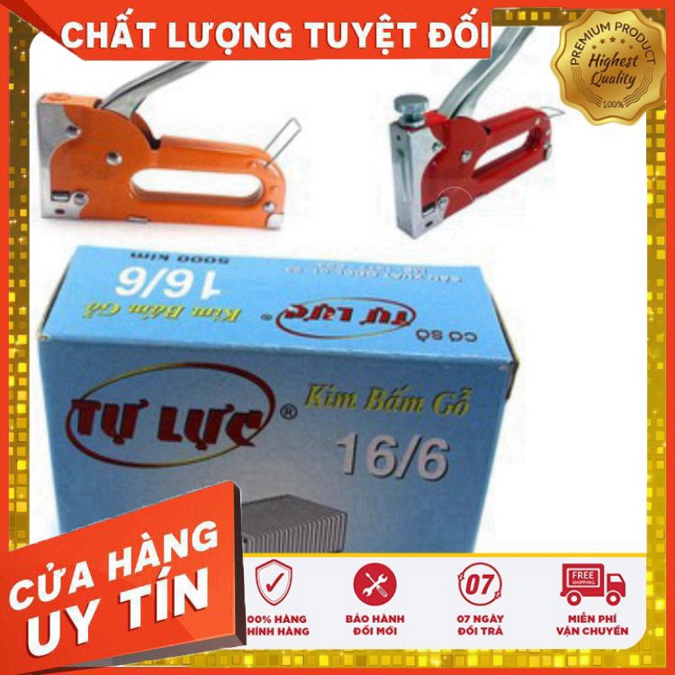 [ GIÁ RẺ NHẤT - HÀNG CHÍNH HÃNG ] Hộp 5000 ghim bấm gỗ tự lực 16/6