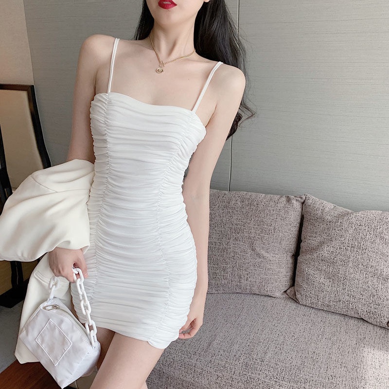Set Áo Khoác + Chân Váy Hai Dây Phong Cách Hong Kong Mới Dành Cho Nữ