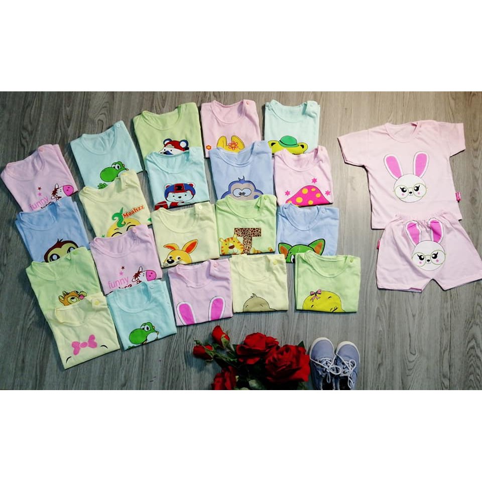 SET 5 BỘ COTTON CHO BÉ TRAI BÉ GÁI