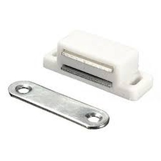 Bộ nam châm hít cửa tủ lớn/ nhỏ nhựa trắng